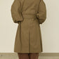 i'm here : HAOLI TRENCH COAT : / KHAKI