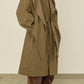 i'm here : HAOLI TRENCH COAT : / KHAKI