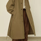 i'm here : HAOLI TRENCH COAT : / KHAKI