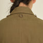 i'm here : HAOLI TRENCH COAT : / KHAKI