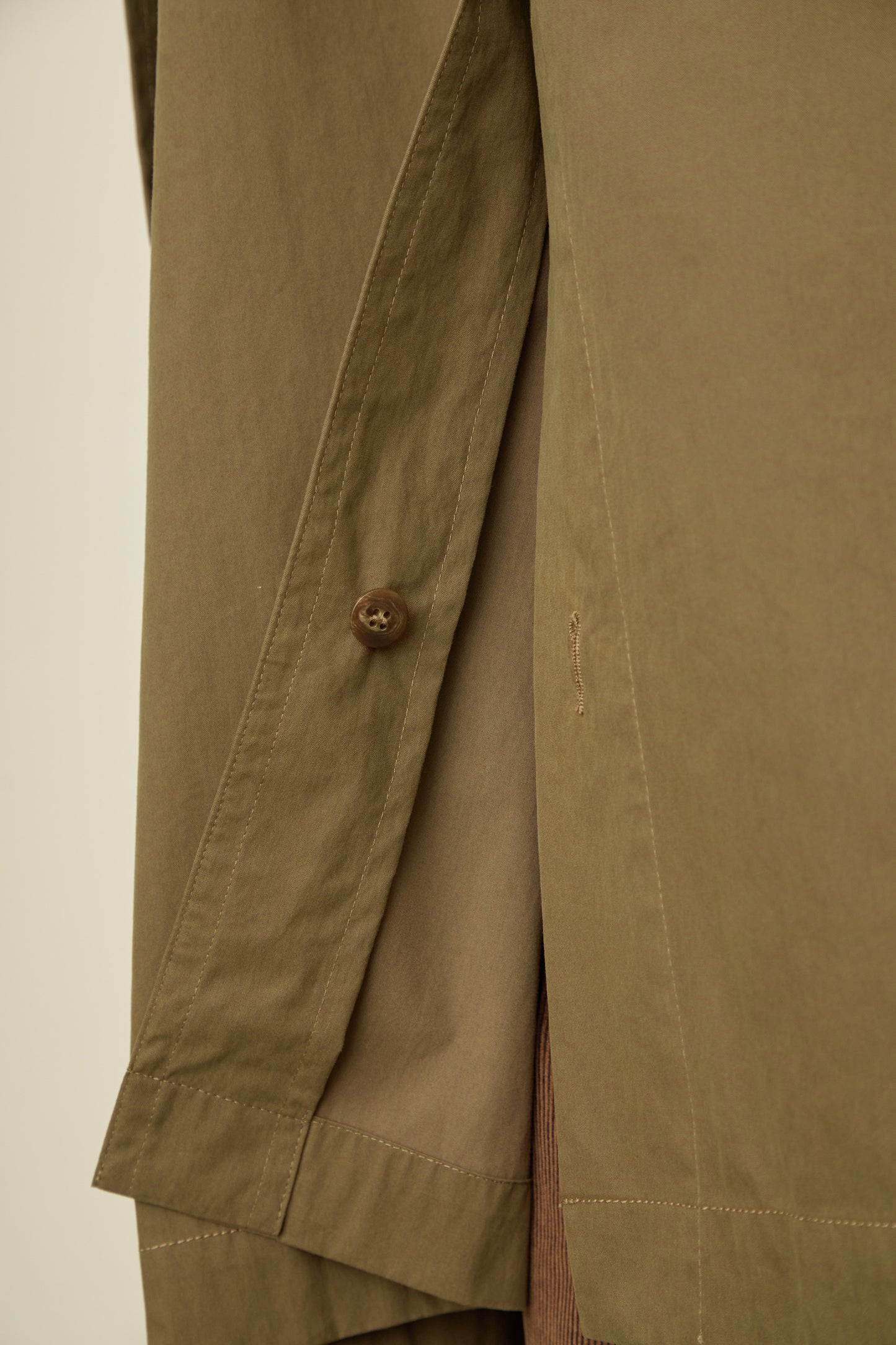 i'm here : HAOLI TRENCH COAT : / BLACK