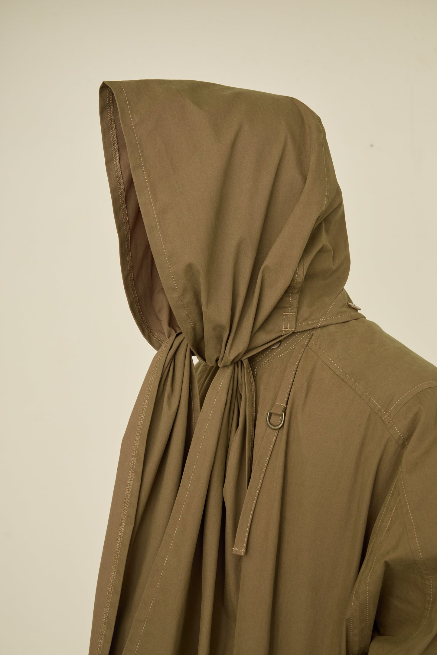 i'm here : HAOLI TRENCH COAT : / KHAKI