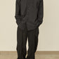 i'm here : " CUT OFF " SHIRT : / GRAY