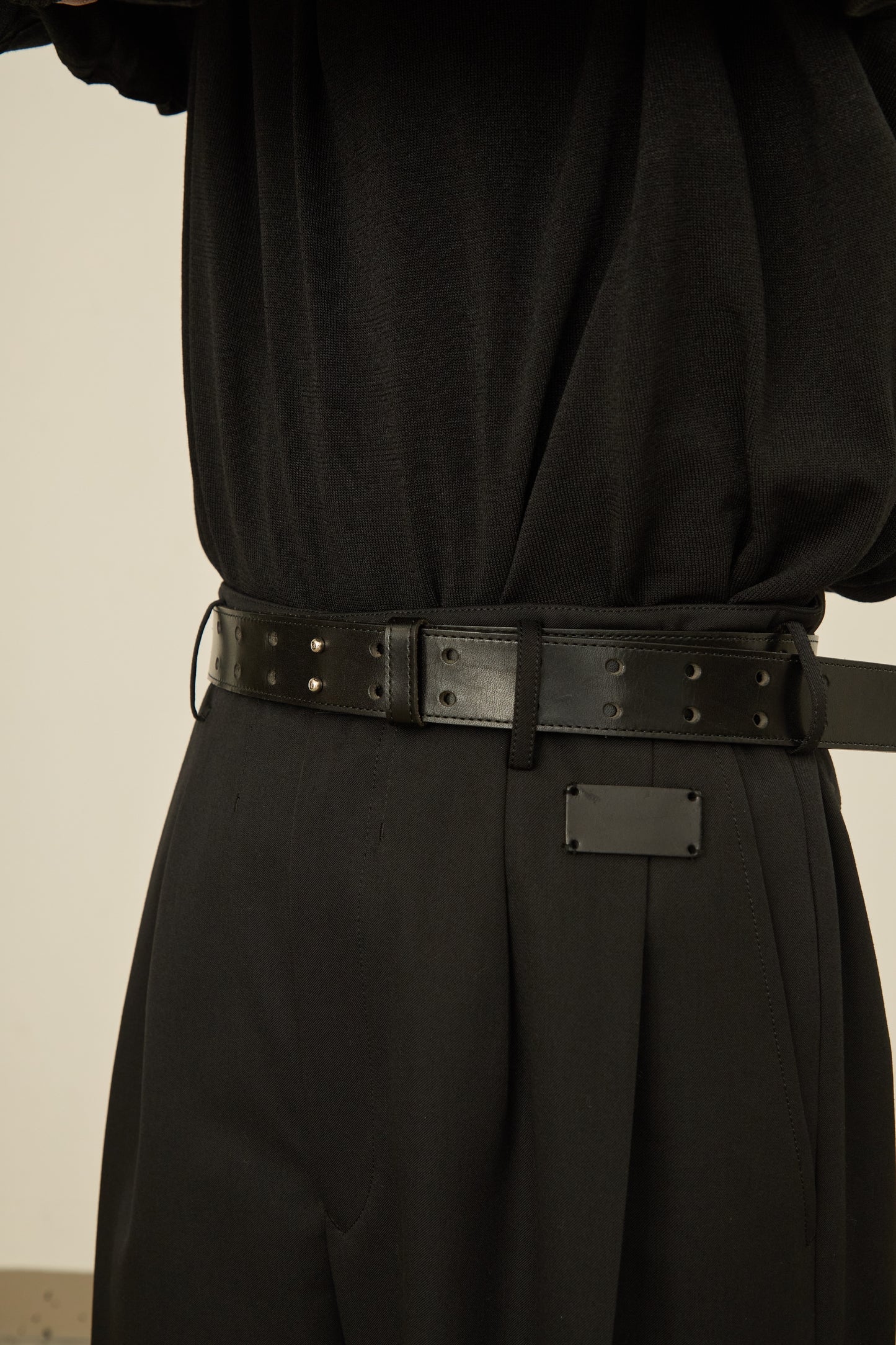 i'm here :  " 2 DOTS " BELT : / BLACK