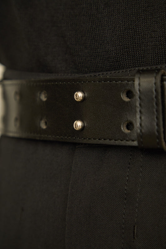 i'm here :  " 2 DOTS " BELT : / BLACK