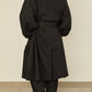 i'm here : HAOLI TRENCH COAT : / BLACK