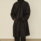 i'm here : HAOLI TRENCH COAT : / BLACK