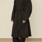 i'm here : HAOLI TRENCH COAT : / BLACK