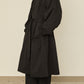 i'm here : HAOLI TRENCH COAT : / BLACK