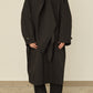 i'm here : HAOLI TRENCH COAT : / BLACK