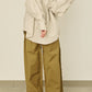 i'm here : " TWIST " SLEEVE SHIRT : / L.BEIGE