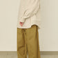 i'm here : " TWIST " SLEEVE SHIRT : / L.BEIGE