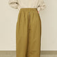 i'm here : " SLIT " PANTS :  / BEIGE