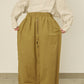 i'm here : " SLIT " PANTS :  / BEIGE