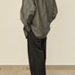 i'm here : " TWIST " SLEEVE SHIRT : / BLACK