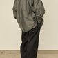 i'm here : " TWIST " SLEEVE SHIRT : / BLACK
