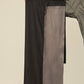 i'm here : " LEATHER " SCARF : / GRAY