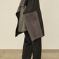 i'm here : " LEATHER " SCARF : / BROWN