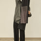 i'm here : " LEATHER " SCARF : / GRAY