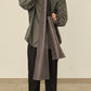 i'm here : " LEATHER " SCARF : / GRAY