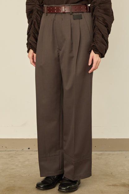 i'm here :  UN(I)FORM PANTS : / BROWN