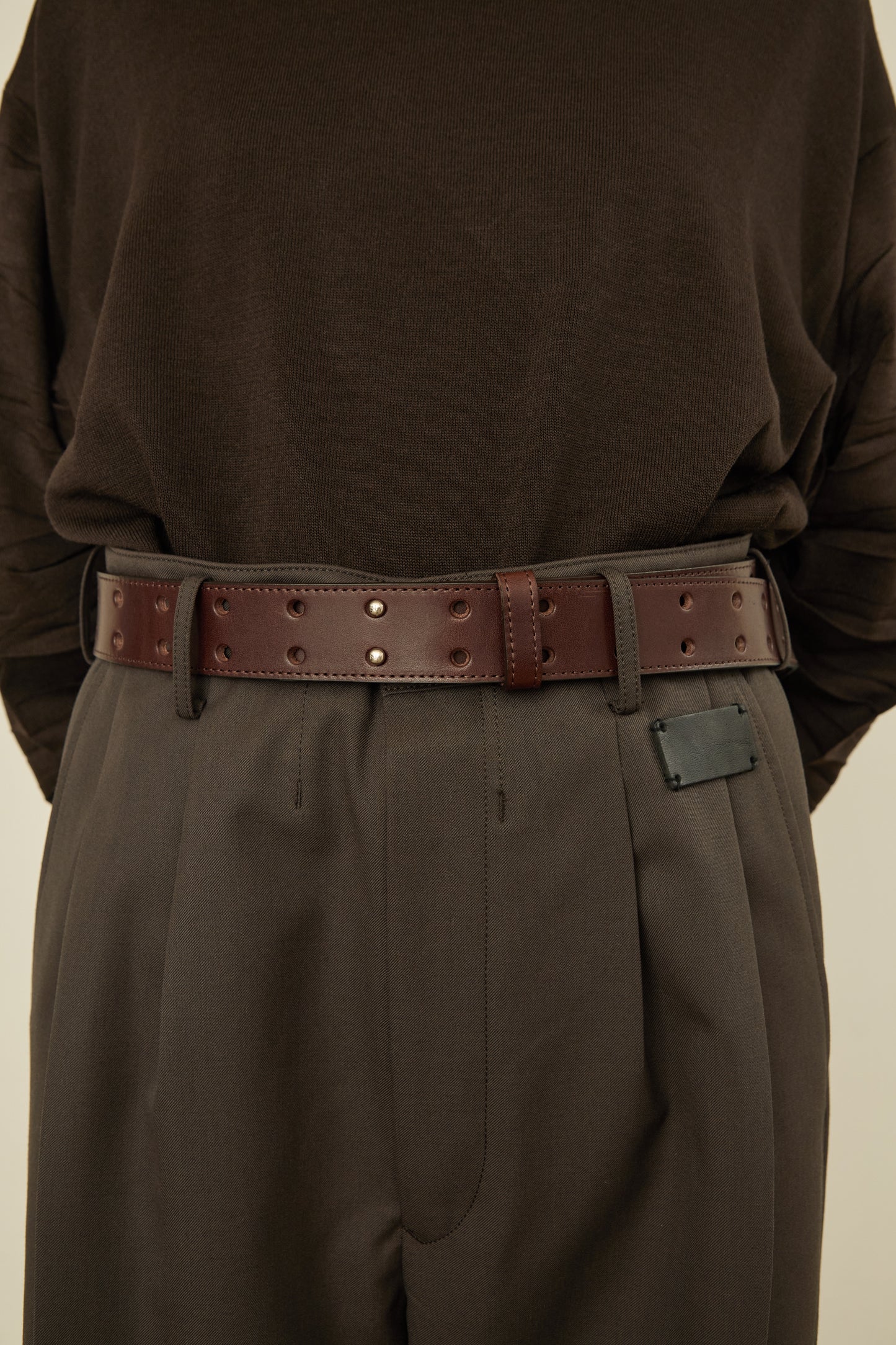 i'm here :  " 2 DOTS " BELT : / BROWN
