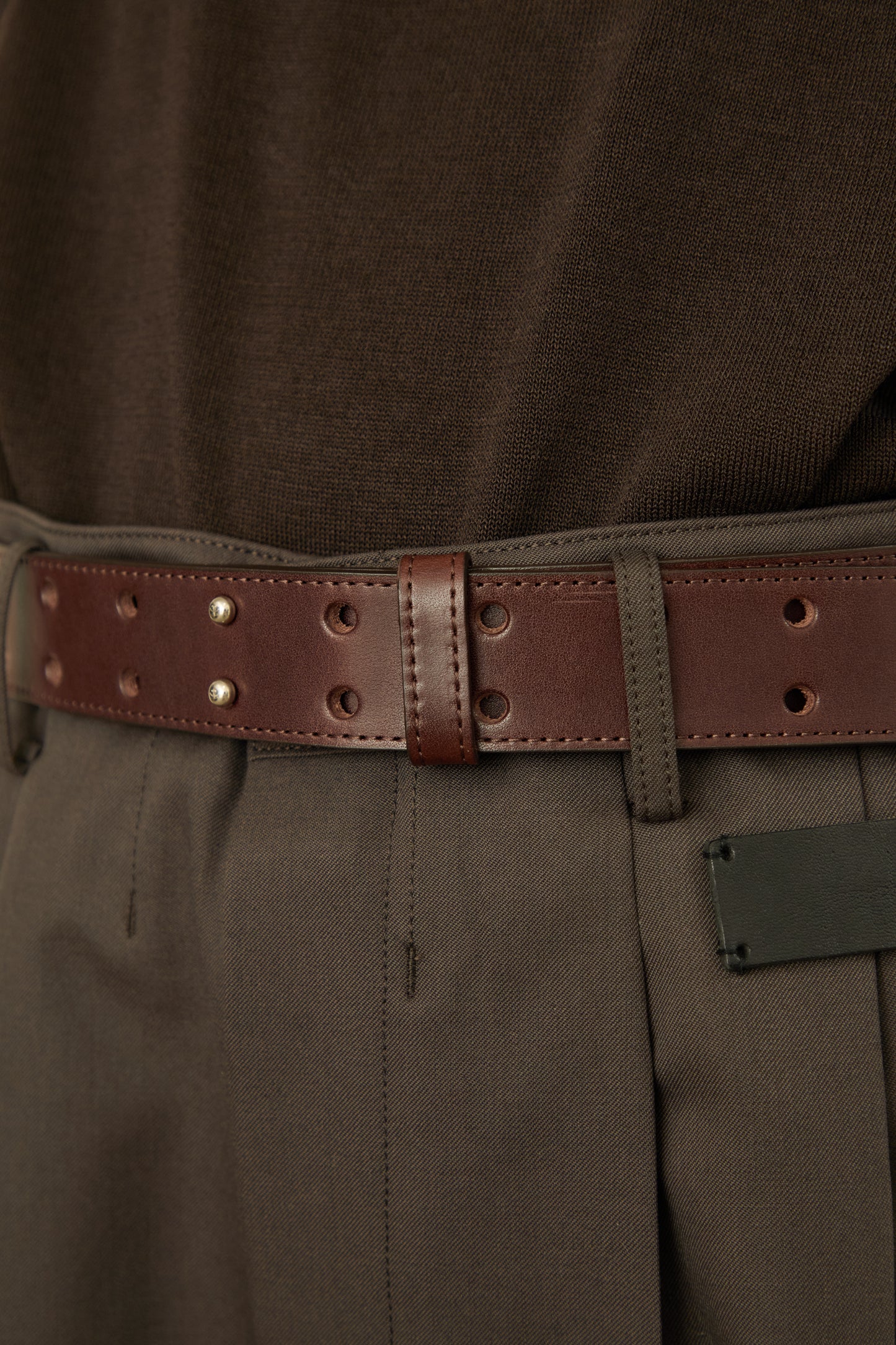 i'm here :  " 2 DOTS " BELT : / BROWN