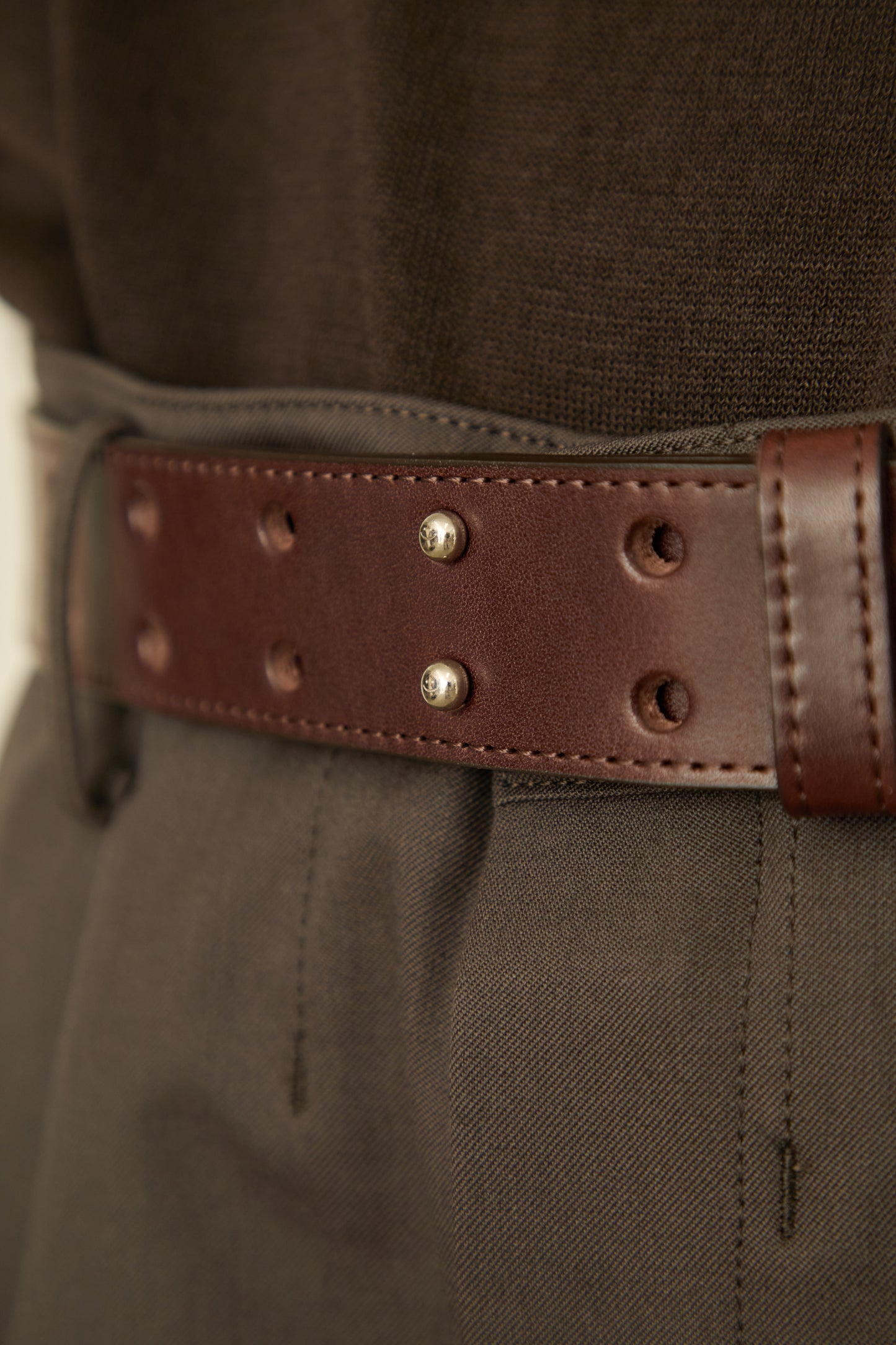 i'm here :  " 2 DOTS " BELT : / BROWN