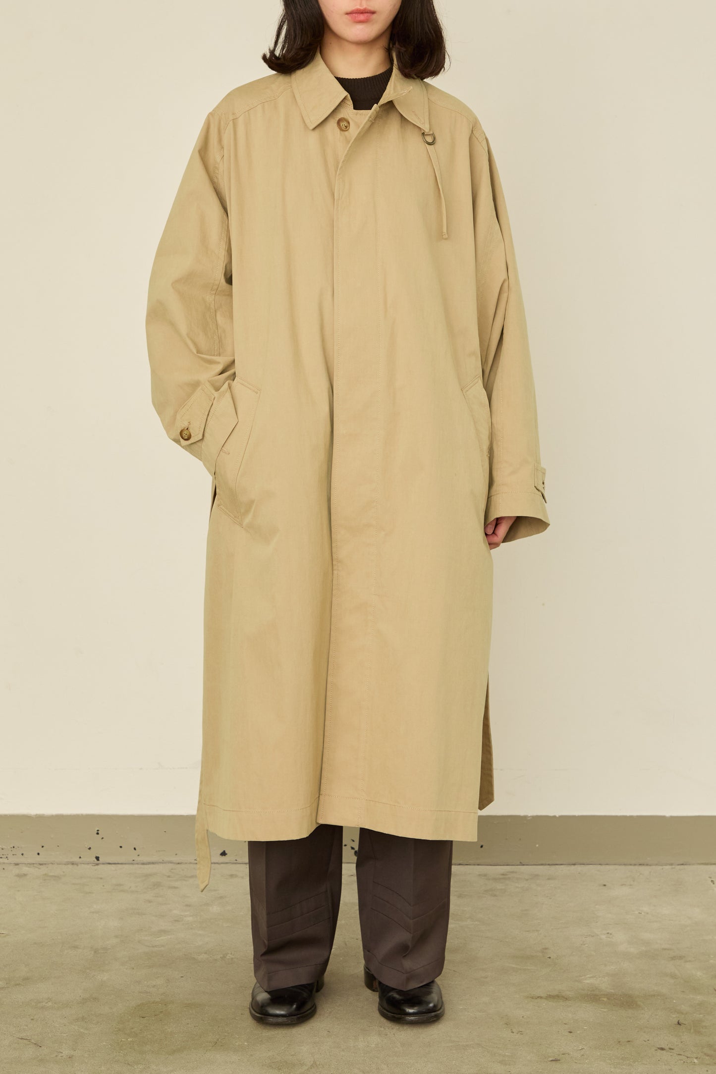 i'm here : HAOLI TRENCH COAT : / BEIGE