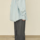i'm here : " TWIST " SLEEVE SHIRT : / L.BLUE