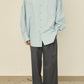 i'm here : " TWIST " SLEEVE SHIRT : / L.BLUE