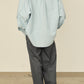 i'm here : " TWIST " SLEEVE SHIRT : / L.BLUE