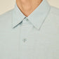 i'm here : " TWIST " SLEEVE SHIRT : / L.BLUE