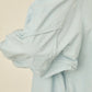 i'm here : " TWIST " SLEEVE SHIRT : / BLACK