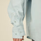 i'm here : " TWIST " SLEEVE SHIRT : / L.BEIGE