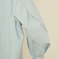 i'm here : " TWIST " SLEEVE SHIRT : / L.BLUE
