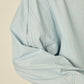 i'm here : " TWIST " SLEEVE SHIRT : / L.BLUE