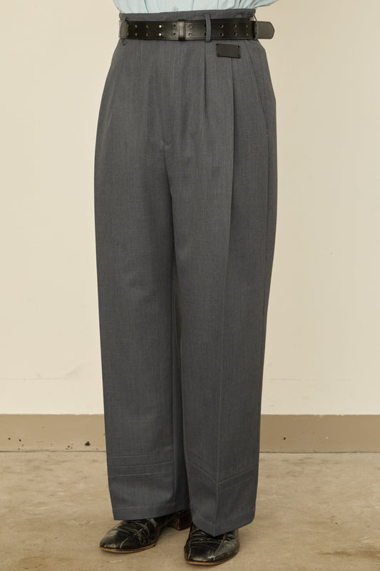 i'm here :  UN(I)FORM PANTS : / GRAY