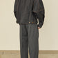 i'm here : " TWIST " SLEEVE DENIM JACKET : / NAVY（RIGID)