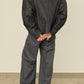 i'm here : " TWIST " SLEEVE DENIM JACKET : / NAVY（RIGID)