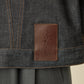 i'm here : " TWIST " SLEEVE DENIM JACKET : / NAVY（RIGID)
