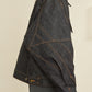 i'm here : " TWIST " SLEEVE DENIM JACKET : / NAVY（RIGID)