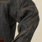 i'm here : " TWIST " SLEEVE DENIM JACKET : / BLUE