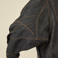 i'm here : " TWIST " SLEEVE DENIM JACKET : / BLUE