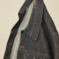 i'm here : " TWIST " SLEEVE DENIM JACKET : / NAVY（RIGID)