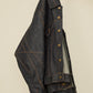 i'm here : " TWIST " SLEEVE DENIM JACKET : / NAVY（RIGID)