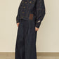 i'm here : " TWIST " SLEEVE DENIM JACKET : / BLUE