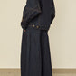 i'm here : " TWIST " SLEEVE DENIM JACKET : / BLUE