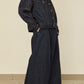 i'm here : " TWIST " SLEEVE DENIM JACKET : / BLUE