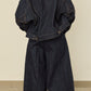 i'm here : " TWIST " SLEEVE DENIM JACKET : / BLUE